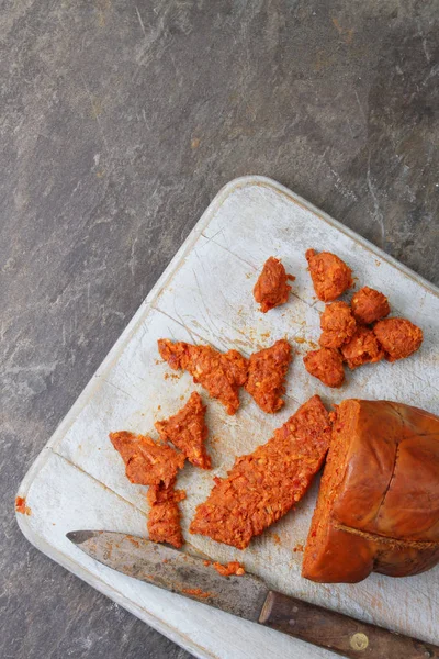 Saucisse Épicée Calabre Nduja — Photo