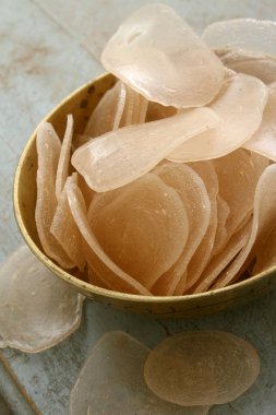 masada pişmemiş karides kraker