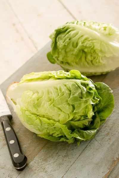 Kleines Schmuckstück Mit Kopfsalat — Stockfoto