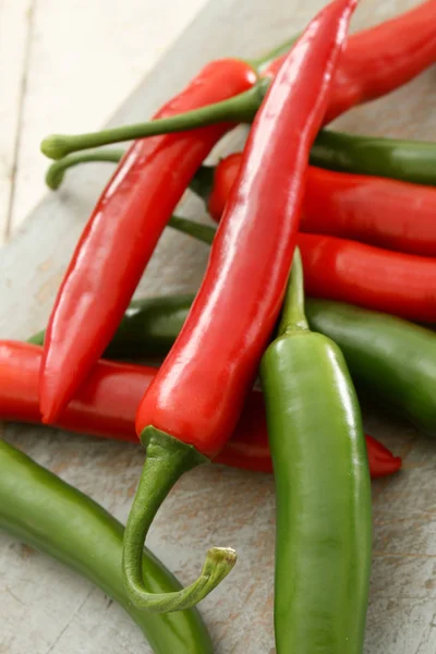 Red Green Chillies — Stock Photo, Image