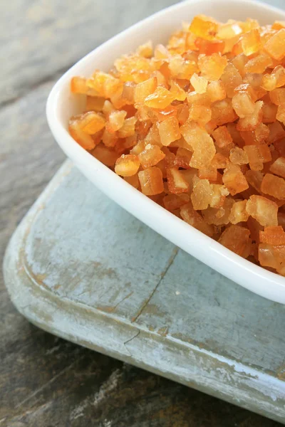 Förbereda Färsk Mogen Orange Frukt — Stockfoto