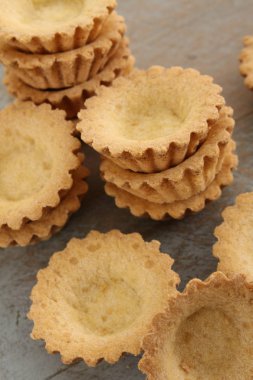 boş pasta durumlarda pişmiş 