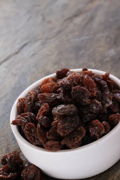 Dried Fruit Raisins Bowl — Stock Photo, Image