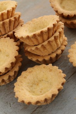 boş pasta durumlarda pişmiş 