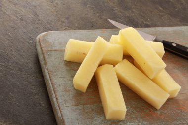 masada pişmemiş yontma patates