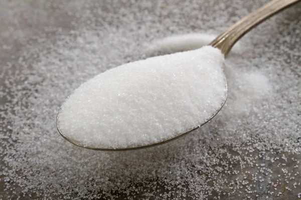 Granulated Refined White Sugar — Stock Photo, Image