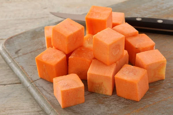 Preparing Healthy Fresh Carrots — Stock Photo, Image