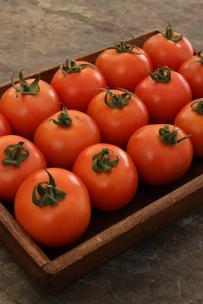 Verse Rijpe Tomaten Tafel — Stockfoto