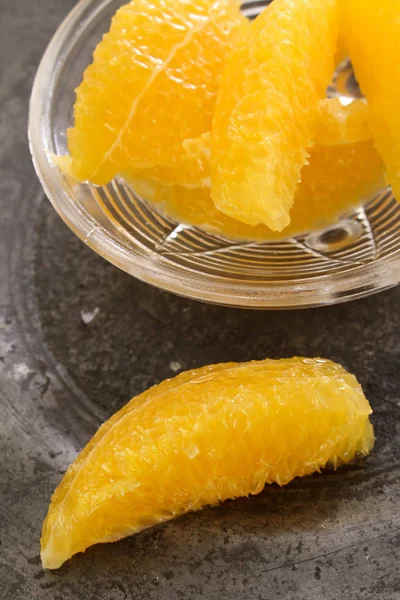 Preparar Naranjas Frescas Sobre Mesa — Foto de Stock
