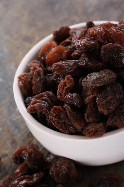 Dried Raisins Dish — Stock Photo, Image