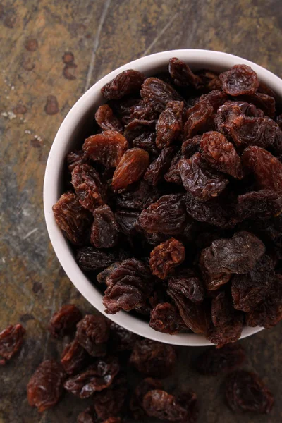 Dried Raisins Dish — Stock Photo, Image