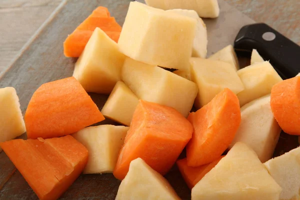 Приготування Свіжої Апельсинової Моркви — стокове фото