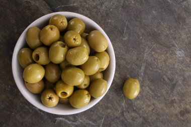 taze lezzetli Konfit Zeytin