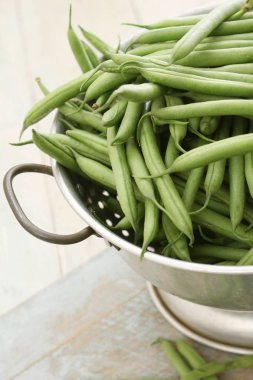 güzel yeşil fasulye hazırlama