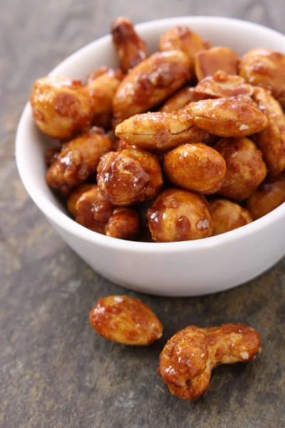 Flavoured Caramelised Mixed Nut Snacks — Stock Photo, Image