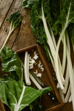 taze beyaz pazı hazırlanıyor