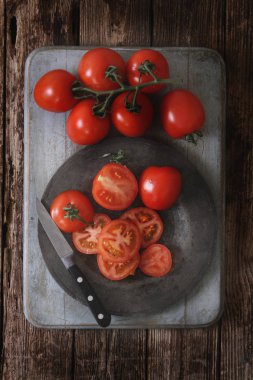 taze asma olgun domates