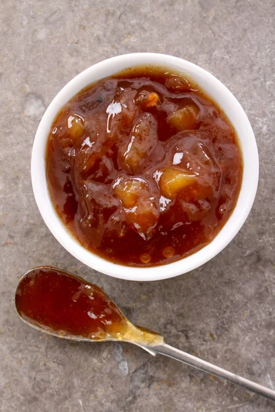 Chutney Salamoia Gusto Piatto — Foto Stock