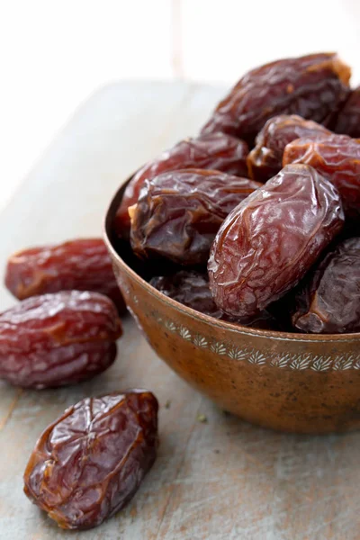 Dried Dates Prepared Table — Stock Photo, Image