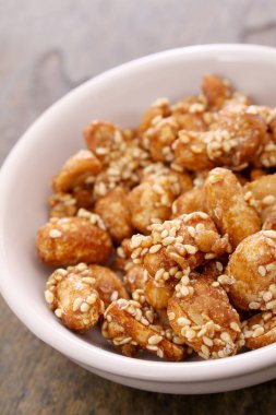 somun aperatifler karışık caramelised susam aromalı