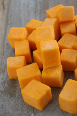 taze sağlıklı butternut hazırlanıyor