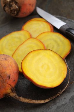 taze sağlıklı beetroots hazırlanıyor