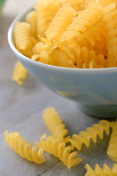 fresh uncooked pasta on the table