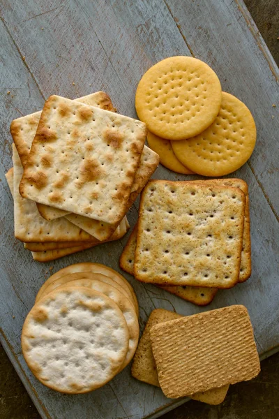 Biscoitos Queijo Cozido Forno Saborosos — Fotografia de Stock