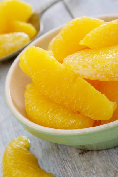Készült Ízletes Narancs Szegmensek — Stock Fotó