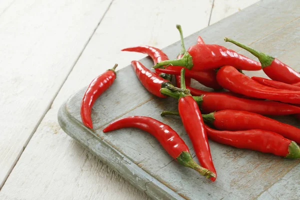 Small Birds Eye Chilies Table — Stock Photo, Image