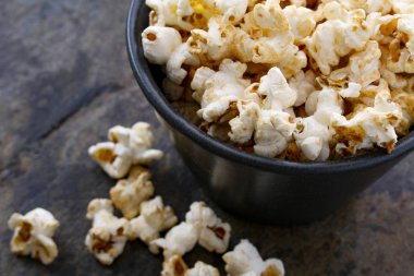 kase taze patlamış mısır snack