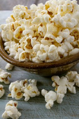 kase taze patlamış mısır snack