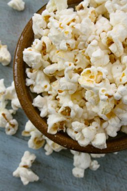 kase taze patlamış mısır snack