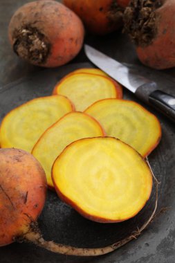 taze sağlıklı beetroots hazırlanıyor