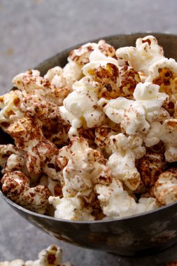 kase taze patlamış mısır snack