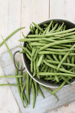 güzel yeşil fasulye hazırlama
