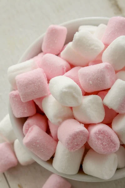 Marsh Mallow Snoepjes Tafel — Stockfoto