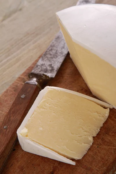 Traditioneller Gewachster Wensleydale Käse — Stockfoto