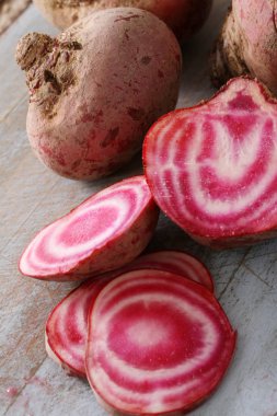 taze sağlıklı beetroots hazırlanıyor