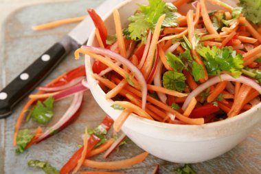 kızarmış sebze heyecan hazırlanıyor