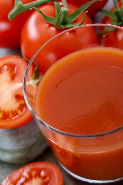 フレッシュ トマト ジュース — ストック写真