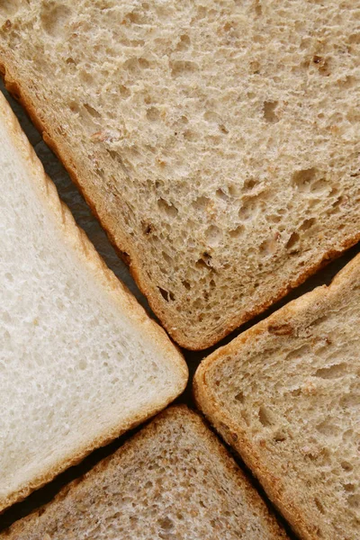 Выбор Нарезанного Хлеба Вблизи — стоковое фото