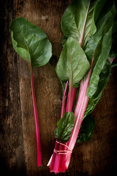 Preparing Fresh Tasty Chard — Stock Photo, Image