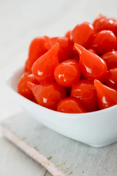 Tiny Sweet Chillies Bowl — Stock Photo, Image