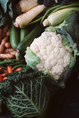 Sonbahar mevsim sebzeleri karışık