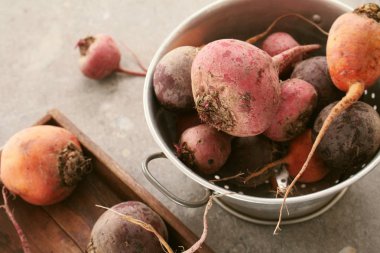 karışık ham miras beetroots