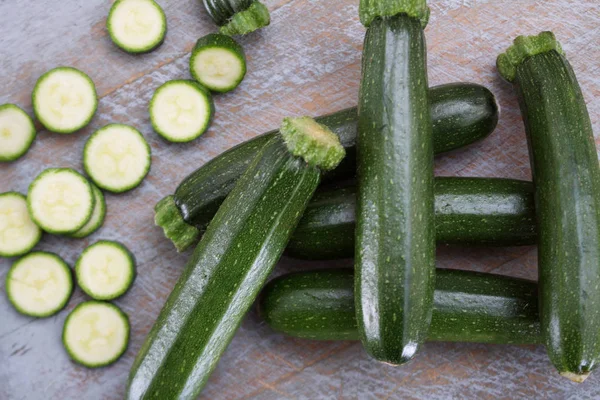 Preparare Zucchine Fresche Sane — Foto Stock