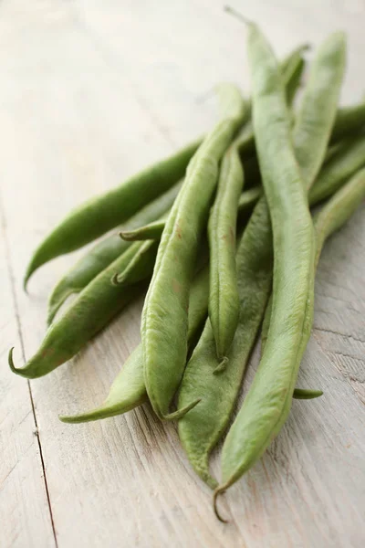 Rohe Bohnen Zubereiten — Stockfoto