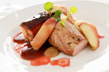 taze domuz eti yemek kaplama