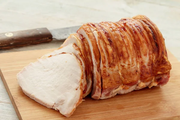 Cooked Roast Pork Joint — Stock Photo, Image